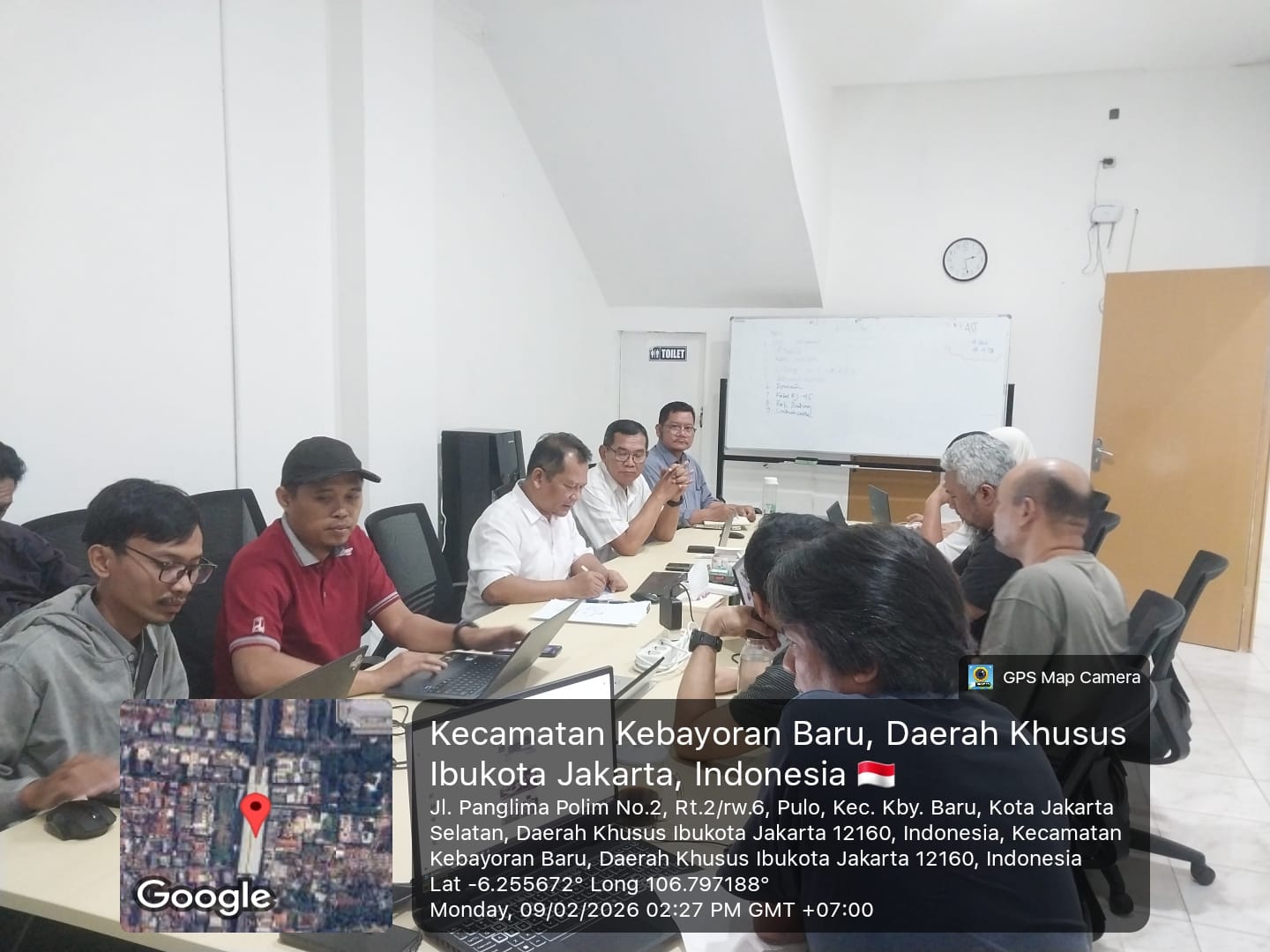  Rapat internal tim CS 07 9 Februari di Jalan Panglima Polim 2 Rt 2 RW 6 Pulo Kebayoran Baru Jakarta Selatan 
