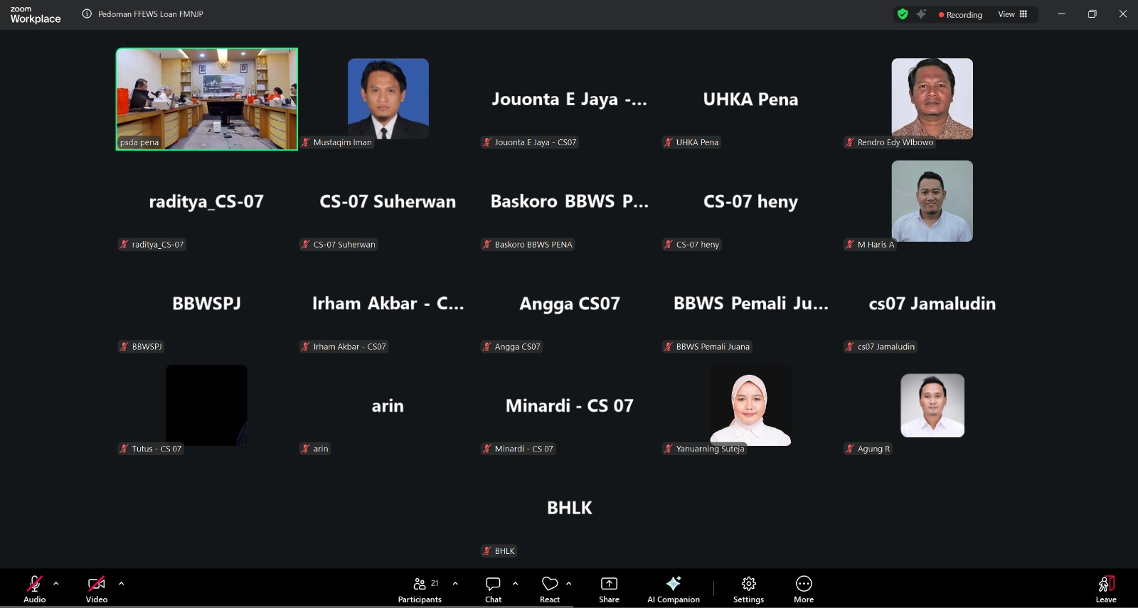  Diskusi Pengembangan Pedoman Pembangunan FFEWS Nasional